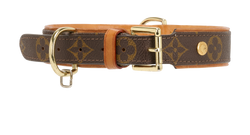 Louis Vuitton Dog Collar And Lead, Canvas, Monogram, MII, B/DB, 3*